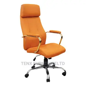 Office Chair (Yellowish-Brown)Tilt Function