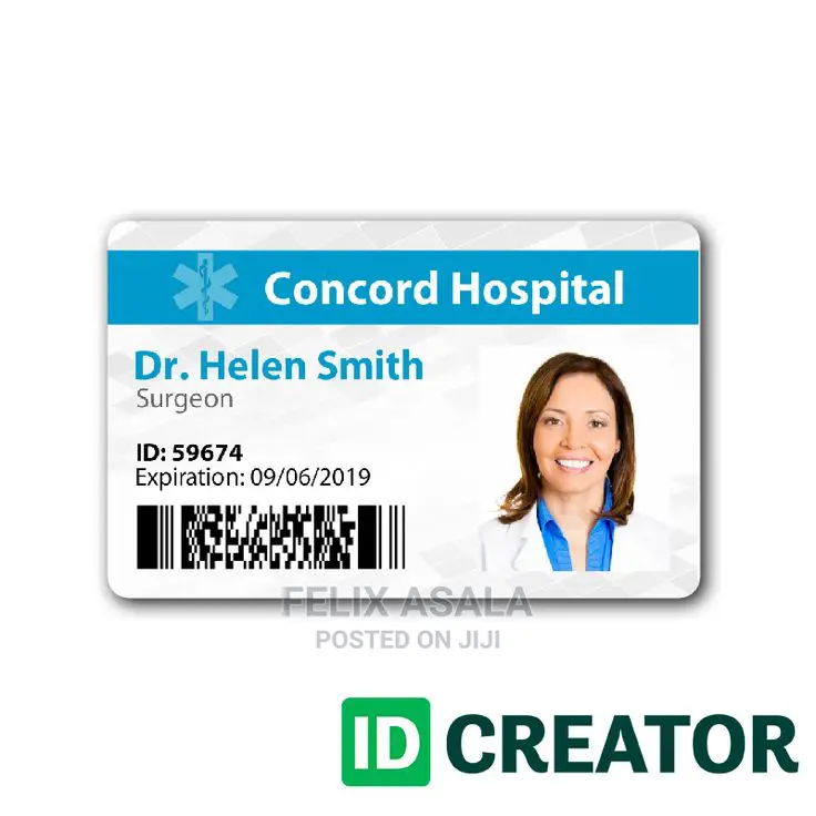 Plastic Id Card Printing Services, Glossy