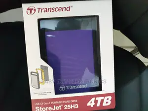 Shock-Proof 4tb Transcend Hard Drive