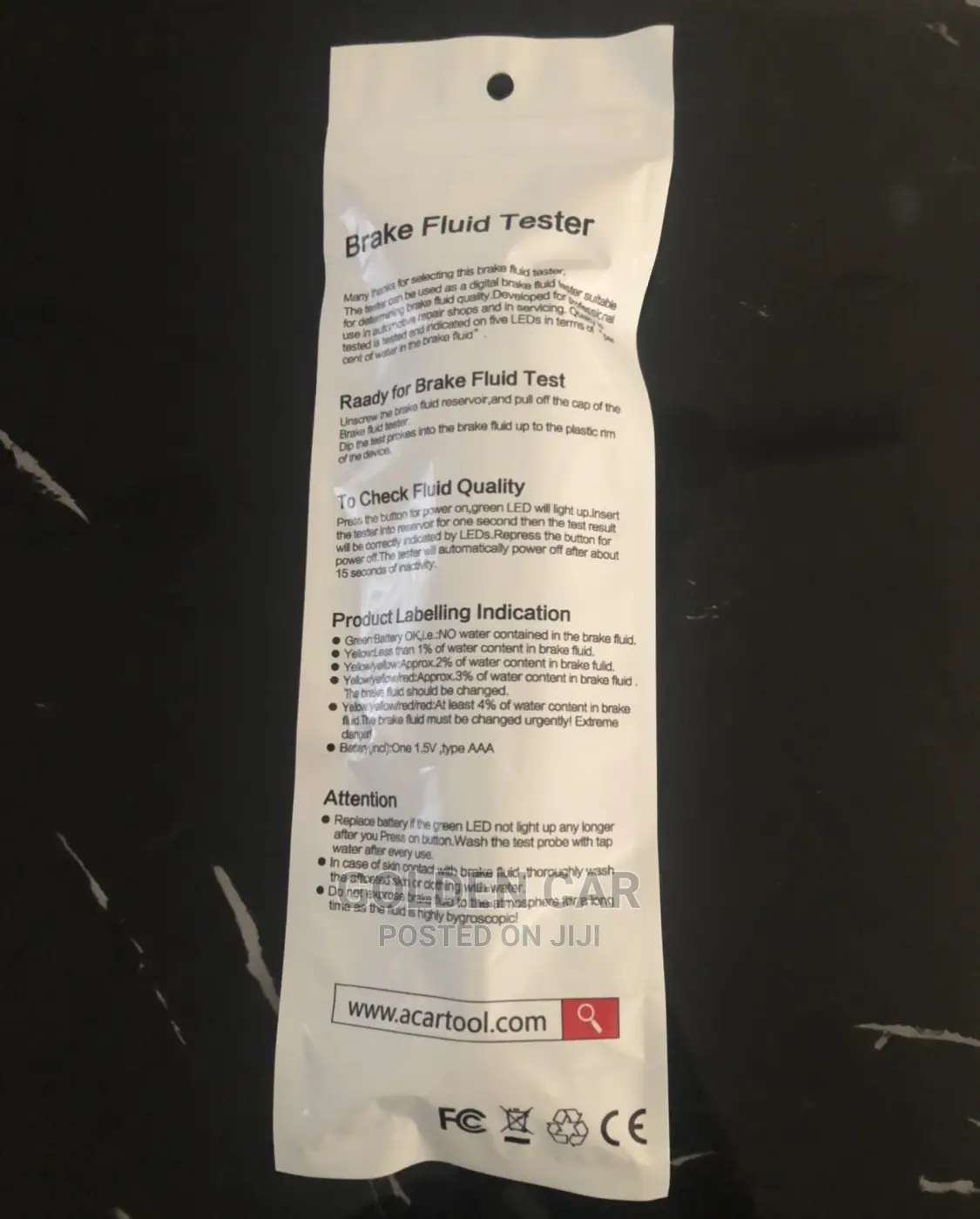 Brake Fluid Tester Pen