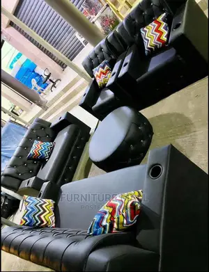 Quality Leather Sofa Set. Free Delivery
