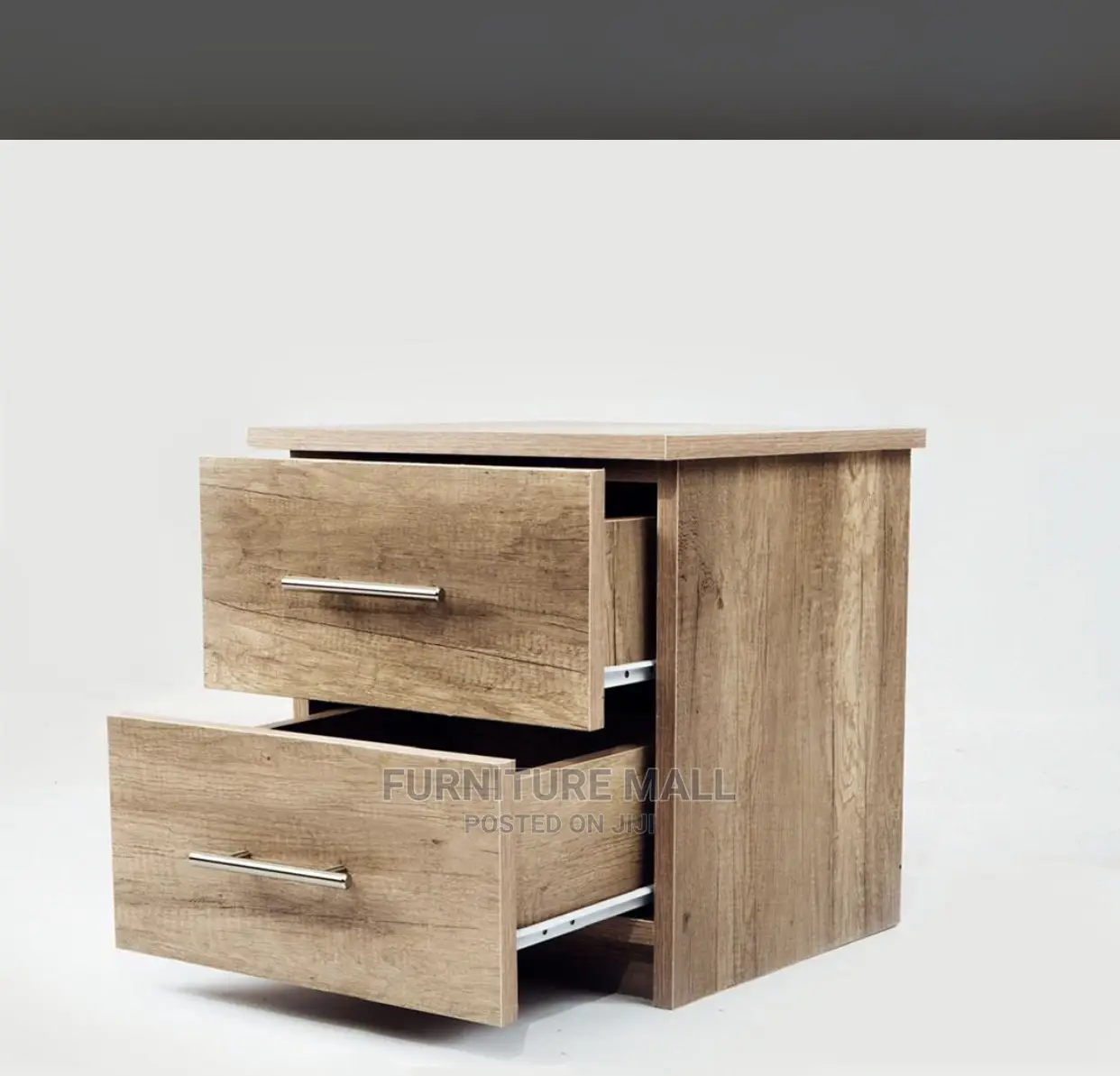 Quality Bed Side Table With Two Drawers . Free Delivery