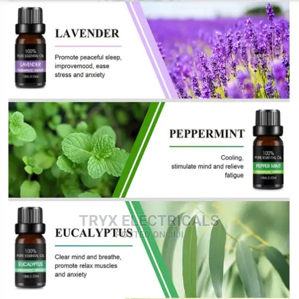 Essential Oil for Aroma Diffuser/Humidifier_10ml X 6pcs Set