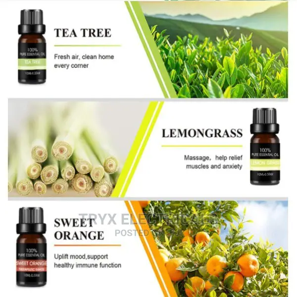 Essential Oil for Aroma Diffuser/Humidifier_10ml X 6pcs Set