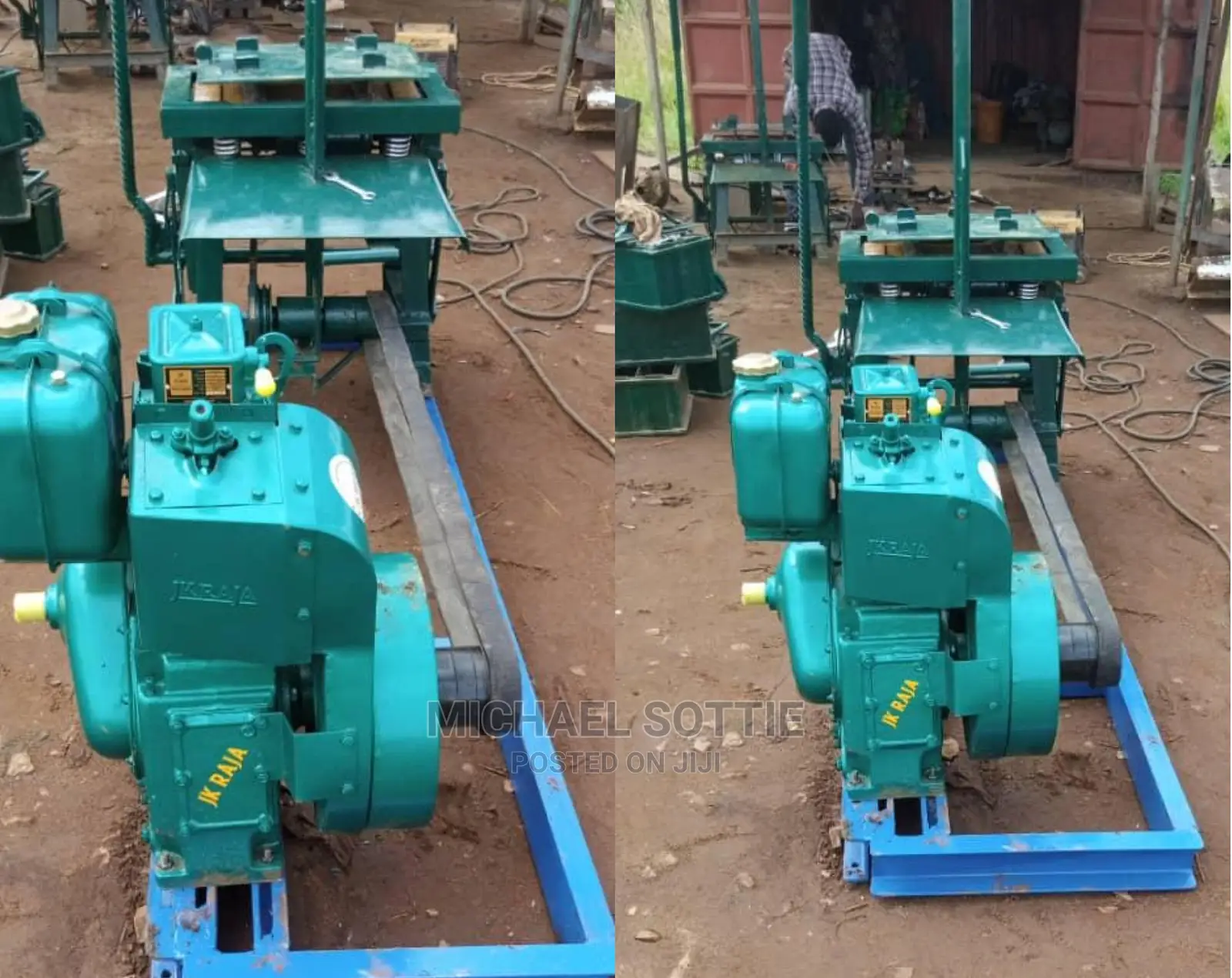Quality Automatic Block Moulding Machine + Diesel Engine