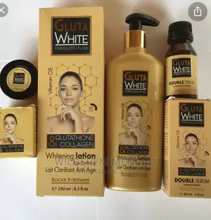 Gluta White Set: Lotion+ Soap+ Serum