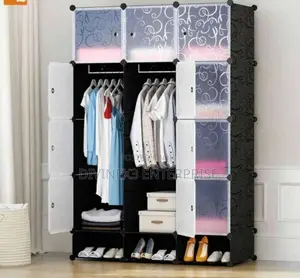 12 Cubes Plastic Wardrobe