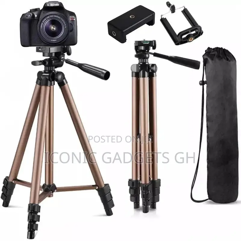 Multipurpose Tripod Stand With Phone Holder 