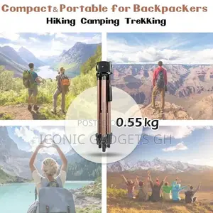 Multipurpose Tripod Stand With Phone Holder 