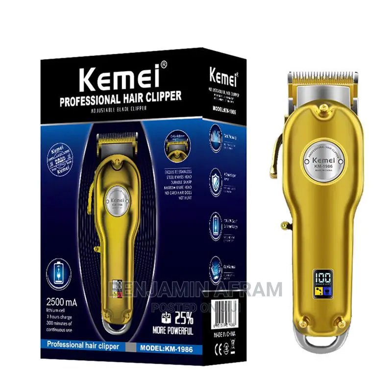 Kemei Rechargeable Cordless Barbering Machine