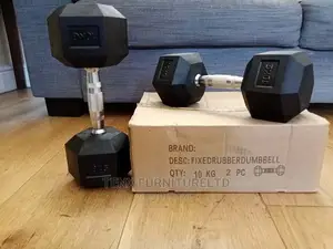Dumbbells 10kg Pair (HEX)