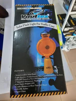 High Visibility LED Solar Flashing Light