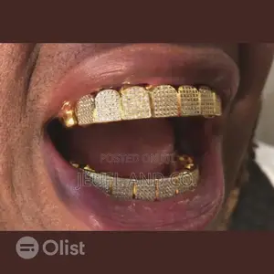 24k Iced Out Gold Grillz/Slugs