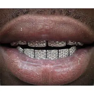 Original Iced Out Silver Grillz/Slugs