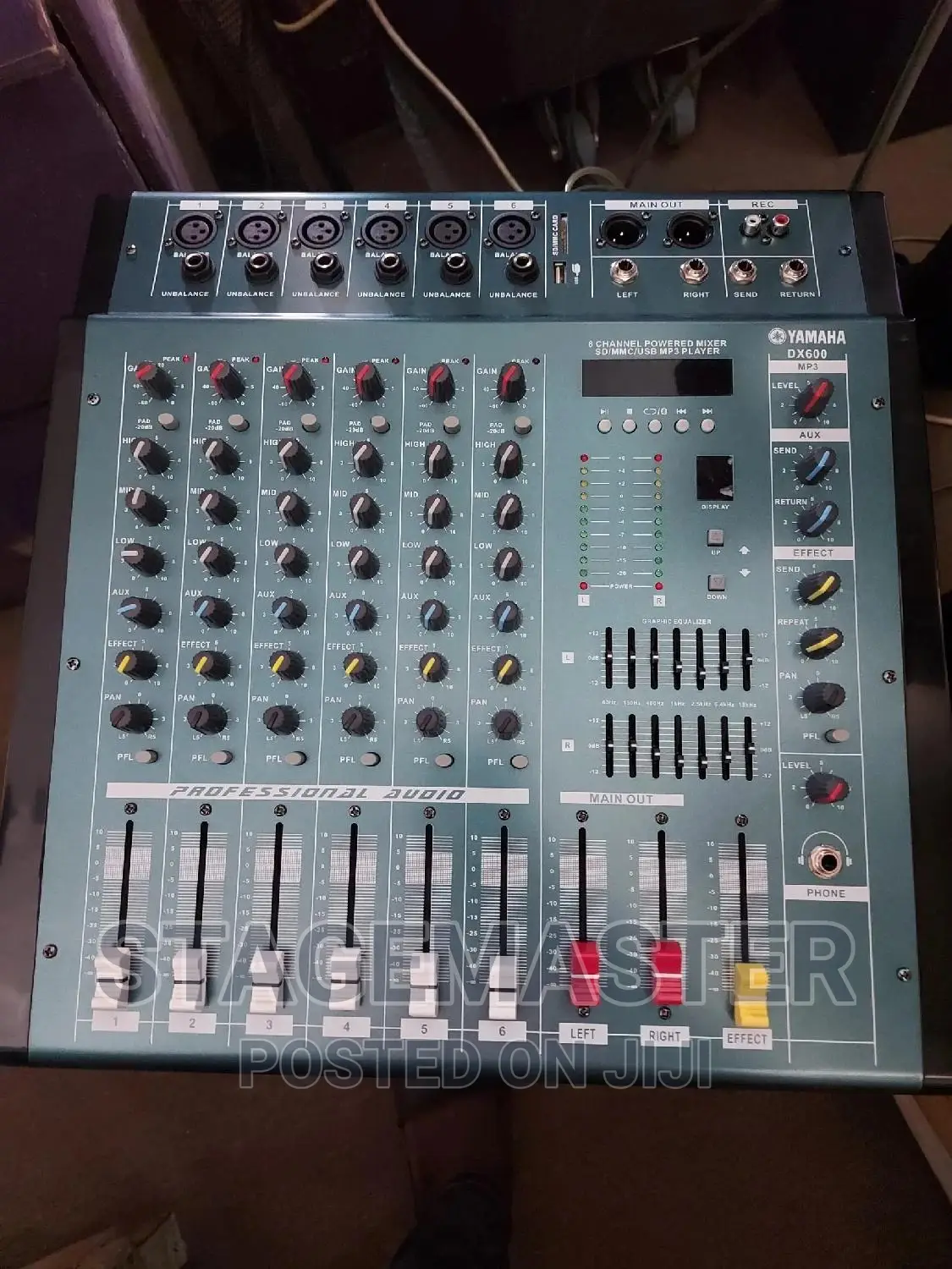 Yamaha 6 Chanel Mixer