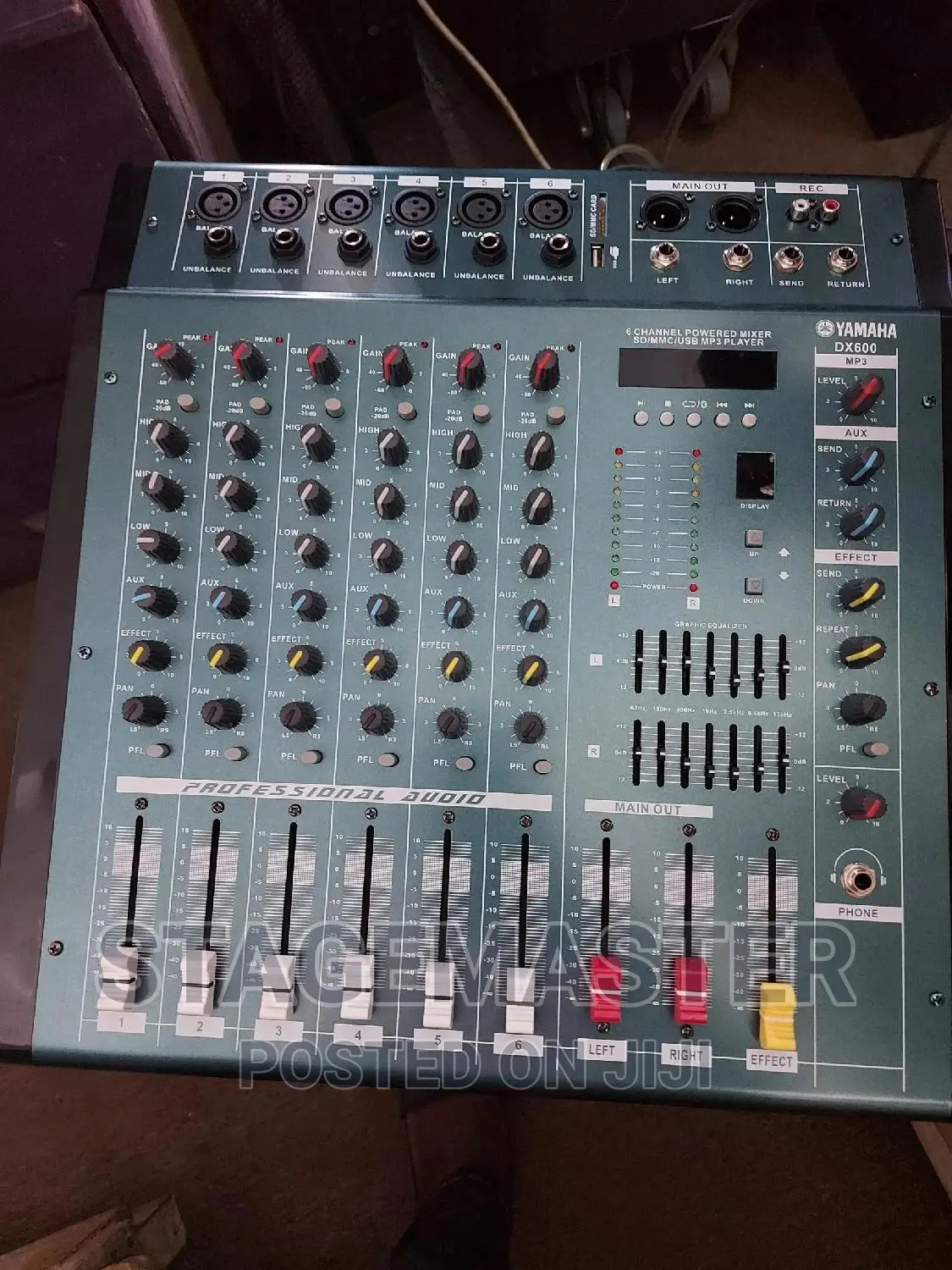 Yamaha 6 Chanel Mixer