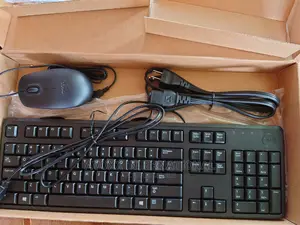 Quality Computer Keyboard, Power Cord Mouse Pack