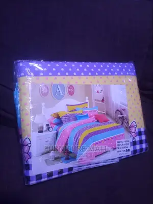 Cotton Bed Sheet With Two Pillow Cases. Free Delvry