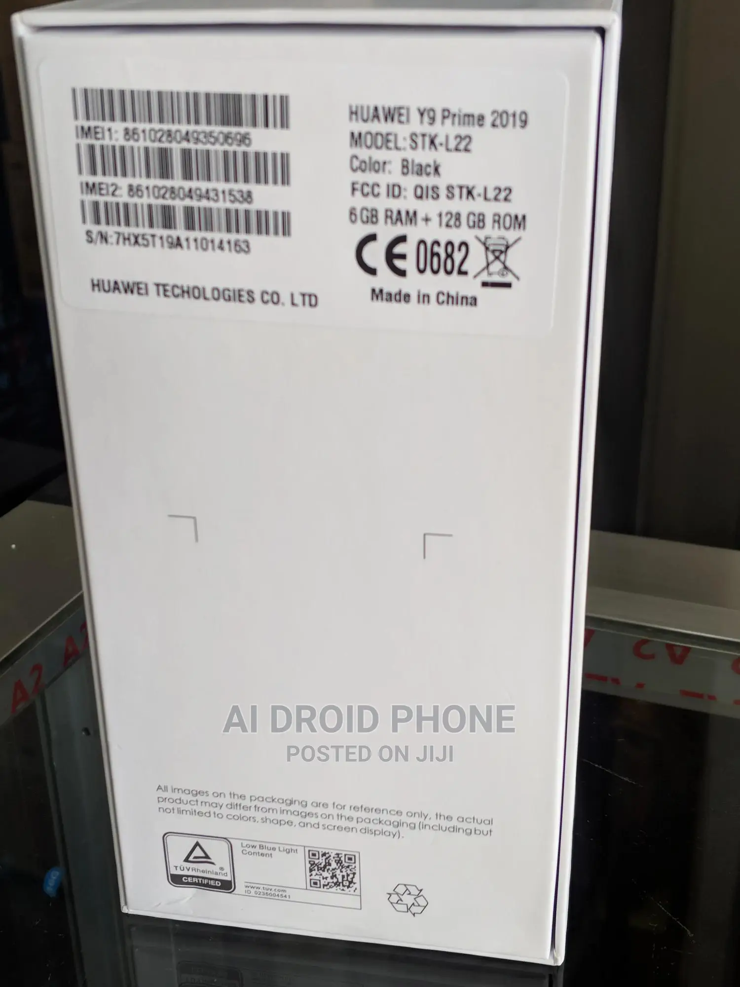 New Huawei Y9 Prime 2019 128 GB Black