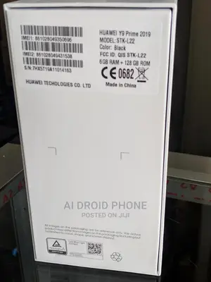 New Huawei Y9 Prime 2019 128 GB Black