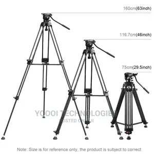Puluz Heavy Duty Alluminum Tripod For Dslr/ Slr Cameras