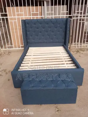 Double Bed With Front Chair