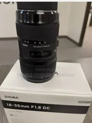 Sigma 18-35mm F1.8 Art Lens Canon Fit