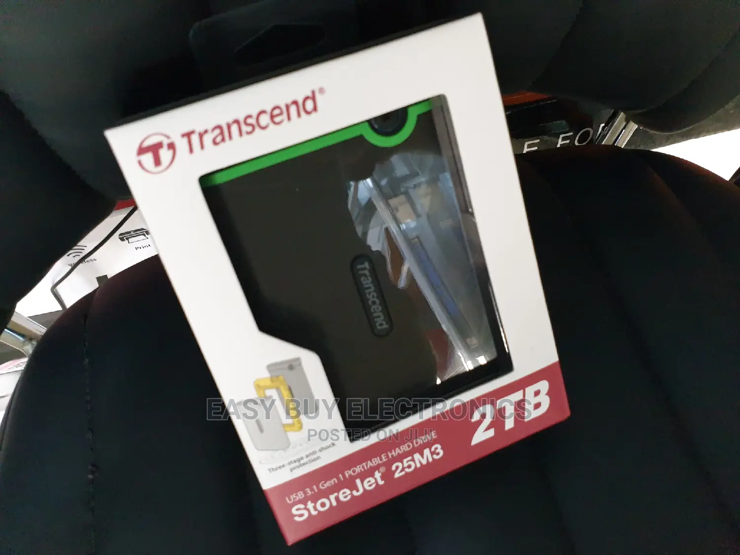Anti-Shock 2tb Transcend Hard Drive