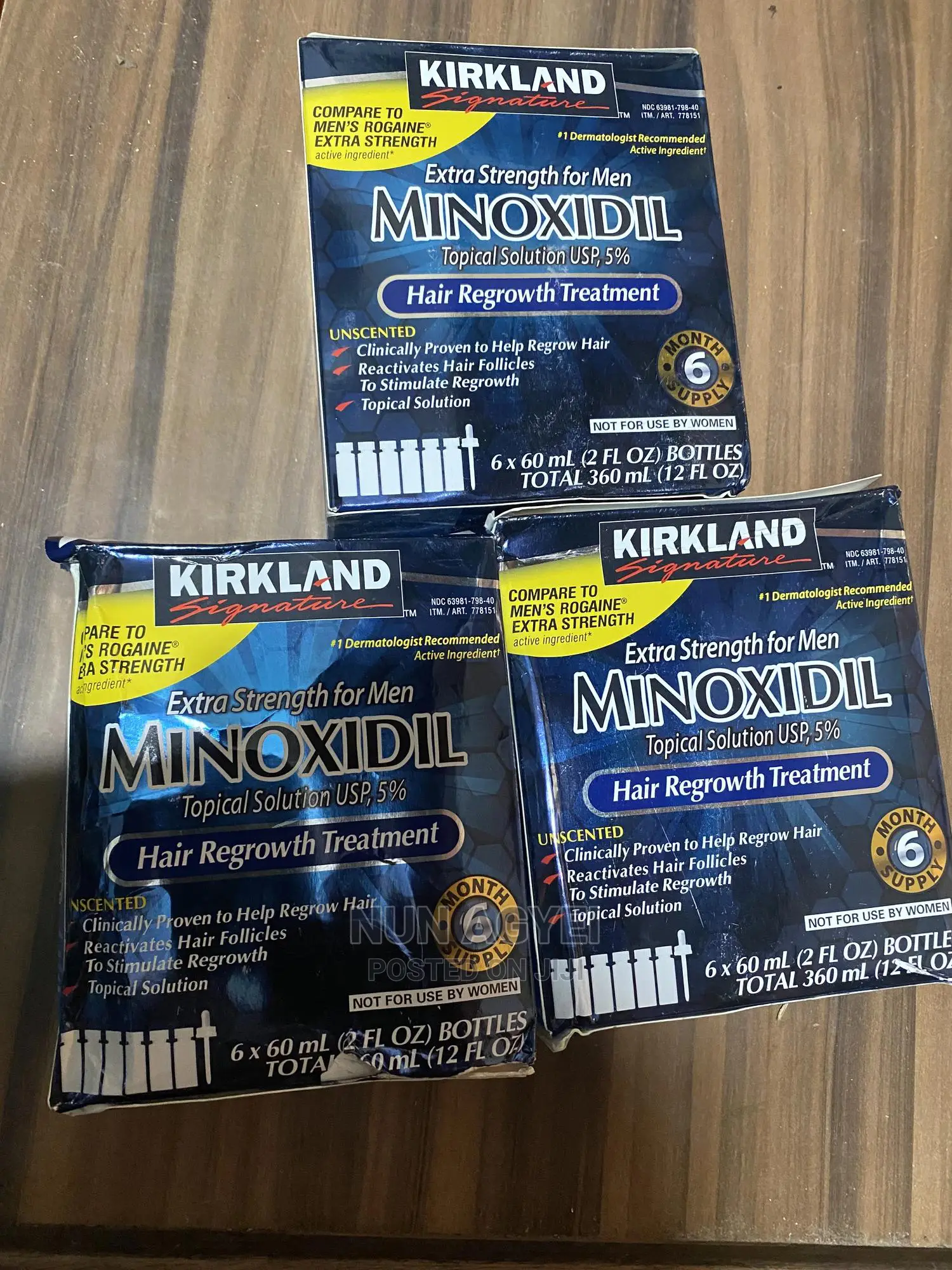 Kirkland Beard Booster Minoxidil Box