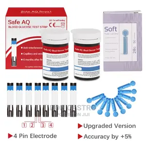 Sinocare Blood Glucose Test Strips 50 With 50 Lancets