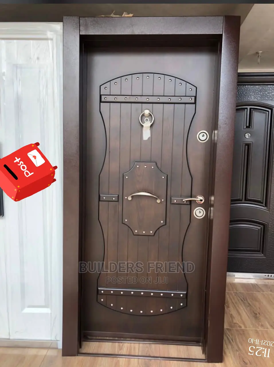 Heavyduty Double Lock Security Door+All Accessories Set