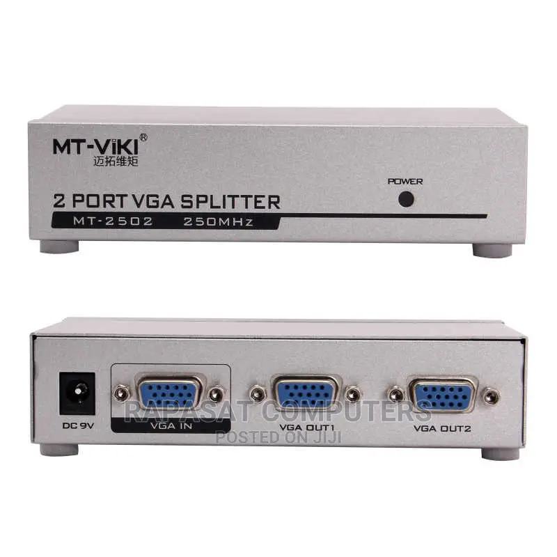 2 Port VGA Splitter Single Input 2 Output
