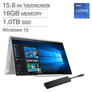 New Laptop HP Envy X360 15t 16GB Intel Core I7 SSD 1T
