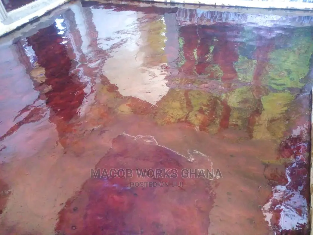 3D Epoxy Installation, Metallic Flooring