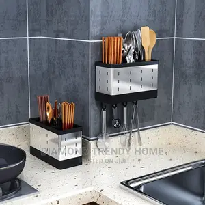 Wall Mounted Kitchen Utensil Holder
