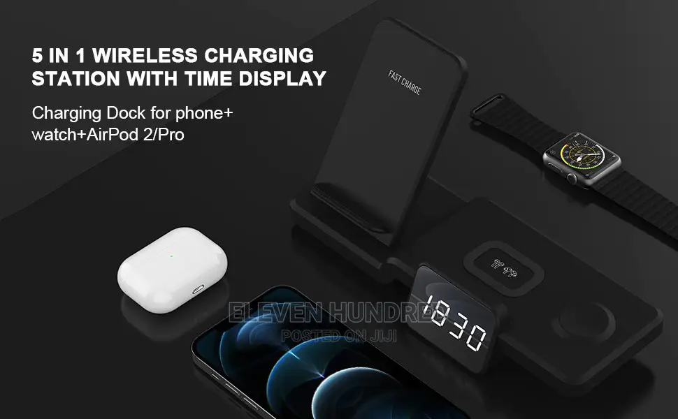 Wireless Charging Station (4 in 1)