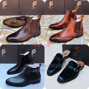 Men Ankle Leather Boot
