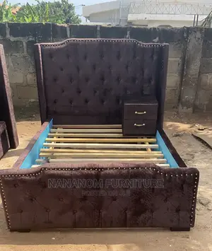 Turkish Double Bed Frame Available With Side Wardrobe
