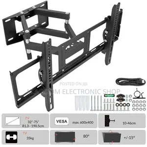 It Fits Tv Screens From 32”-85” Adjustable Tv Mount