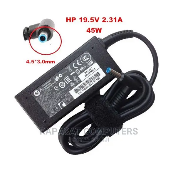 HP 19.5V 2.31A 45W AC Blue Pin Adapter Charger