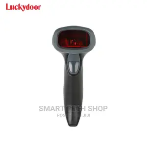 1D Wireless Laser Barcode Scanner With Stand and USB Type C