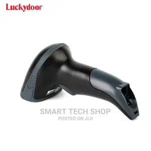 1D Wireless Laser Barcode Scanner With Stand and USB Type C