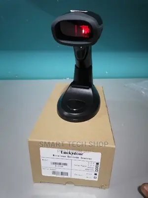 1D Wireless Laser Barcode Scanner With Stand and USB Type C
