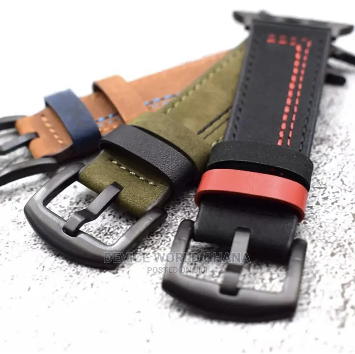 Warrior Leather Strap/Band for Apple Watches. Series 1-11 All Models