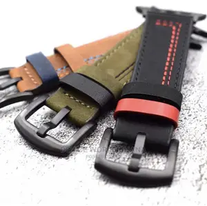 Warrior Leather Strap/Band for Apple Watches. Series 1-11 All Models