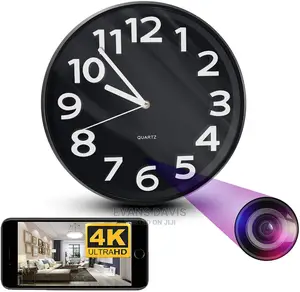 Wireless/Wifi Wall Clock Spy/Hidden Camera