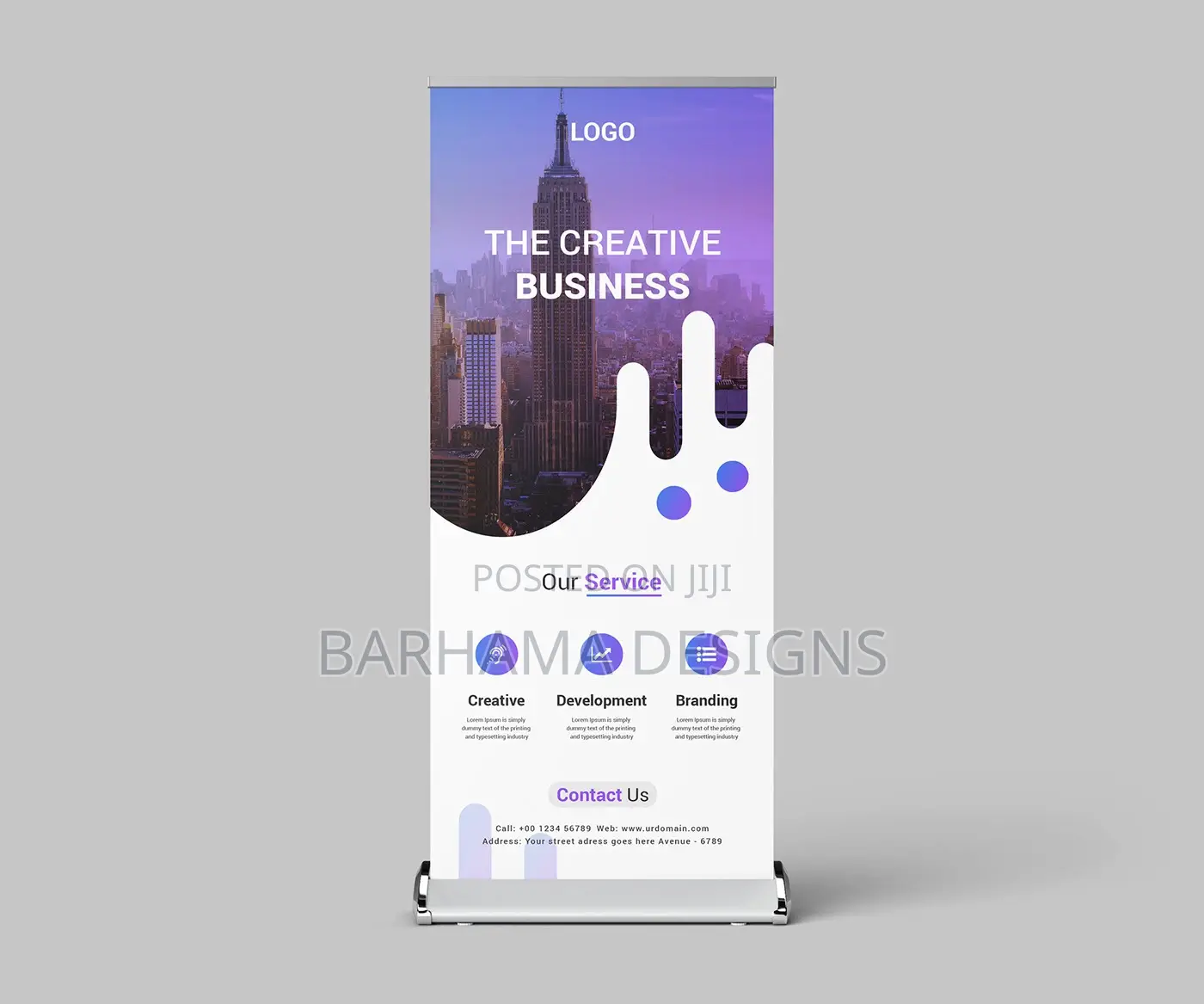 Pull Up Banner Design and Print (Standard Size)