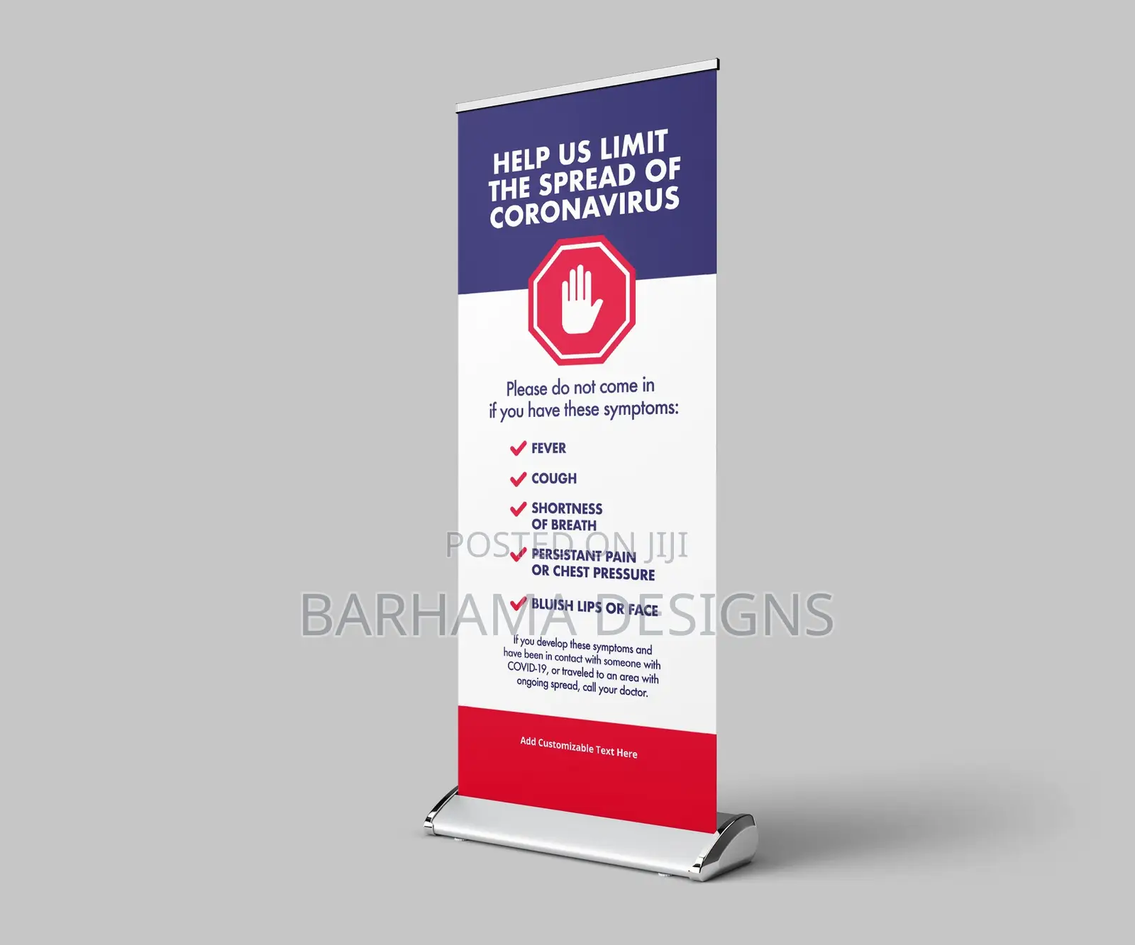 Pull Up Banner Design and Print (Standard Size)