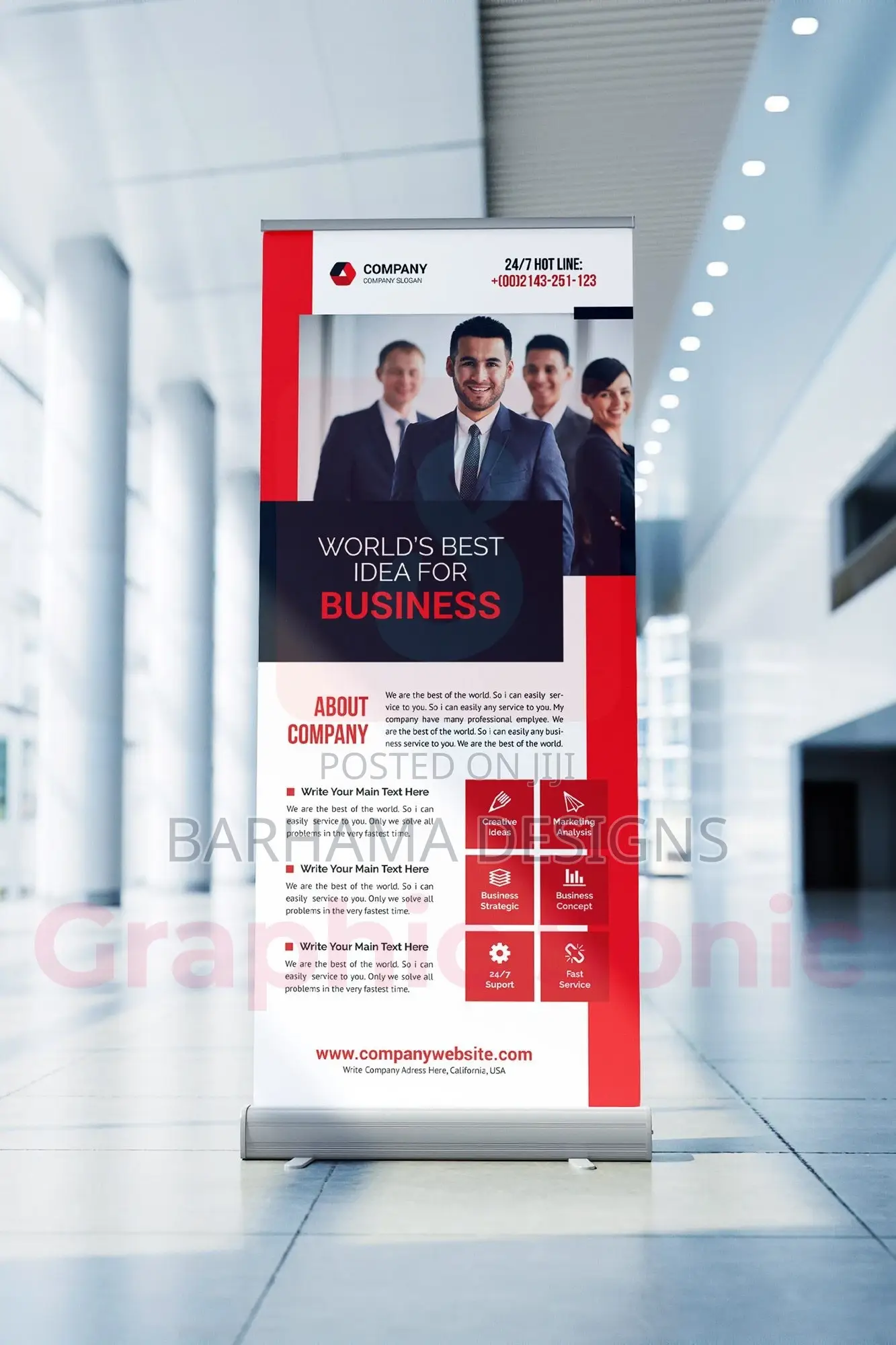 Pull Up Banner Design and Print (Standard Size)