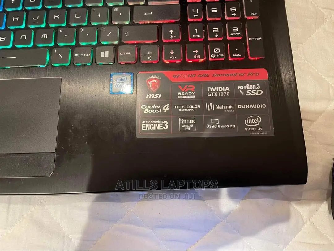 Laptop MSI GT62VR 7RE Dominator Pro 16GB Intel Core I7 HDD 1T